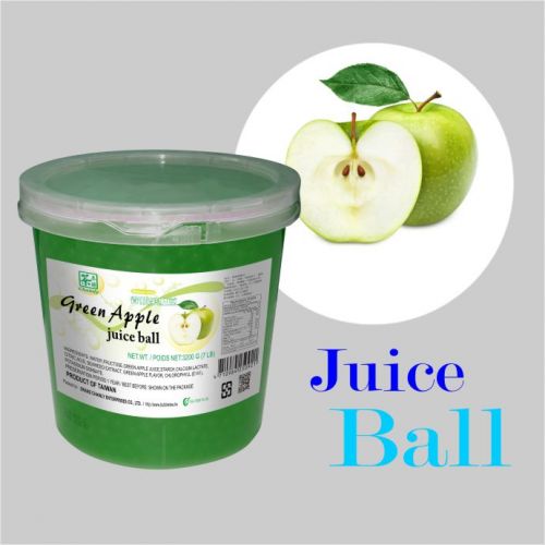 Green Apple Flavor Juice Ball-Natural Color
