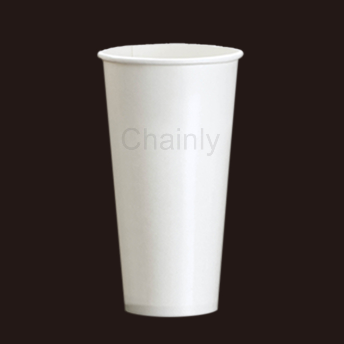 Derecho America rociar vaso de papel de 24 onzas | Materiales de embalaje de té de burbujas Chainly
