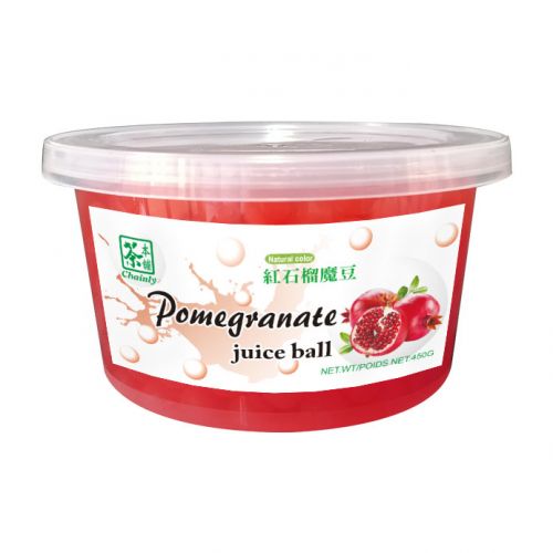 Pomegranate Flavor Juice Ball-Natural Color